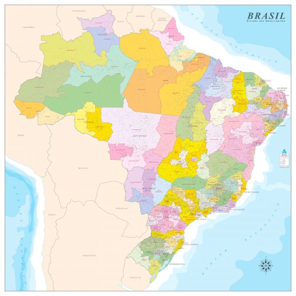 383-Brasil Mesorregiões