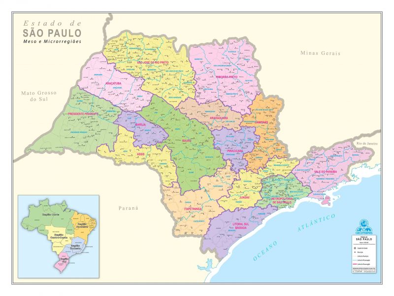 570-São Paulo Meso e Microrregiões Geográficas